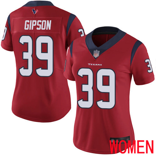 Houston Texans Limited Red Women Tashaun Gipson Alternate Jersey NFL Football 39 Vapor Untouchable
